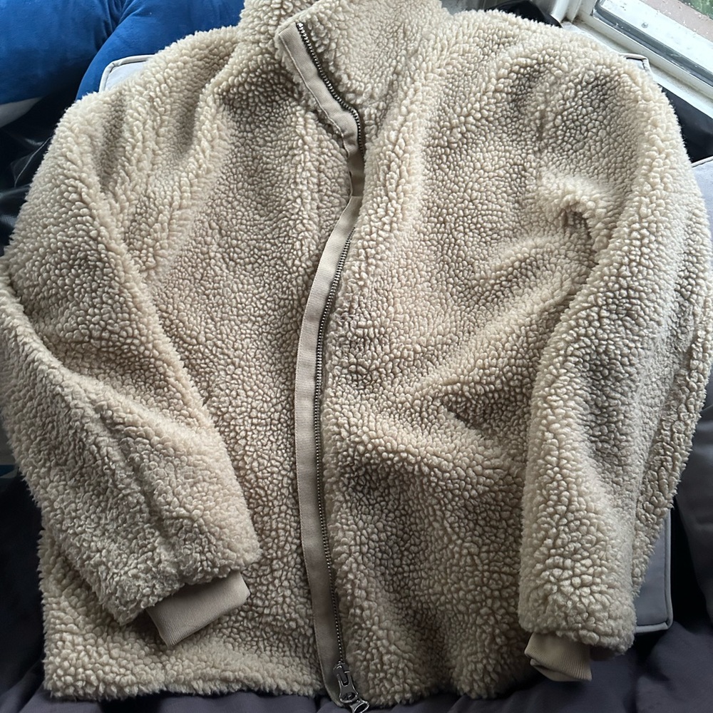 Cozy Sherpa zip Fleece Jacket